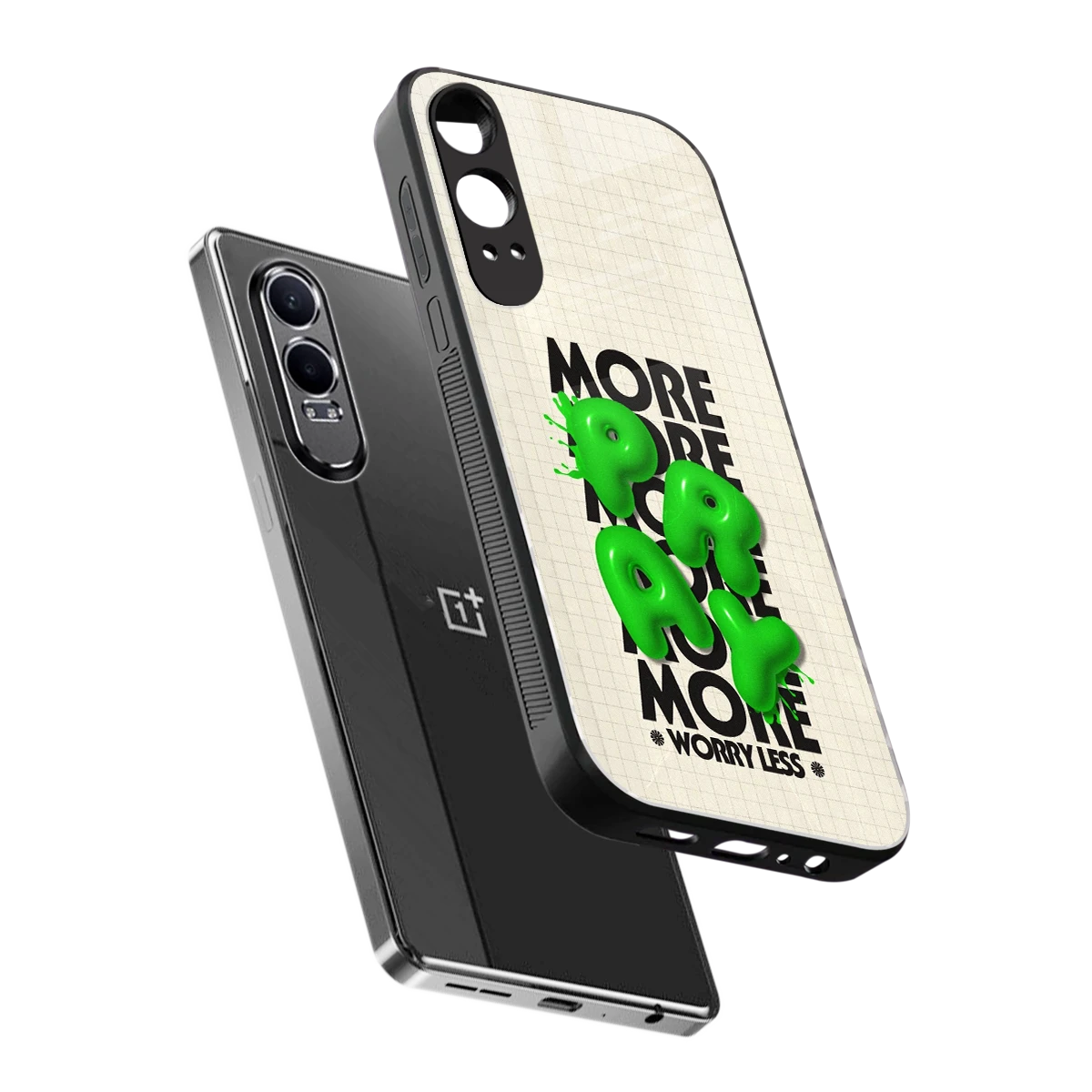 Divine Energy sleek oneplus nord ce 4 lite cover with tempered glass back and TPU edges