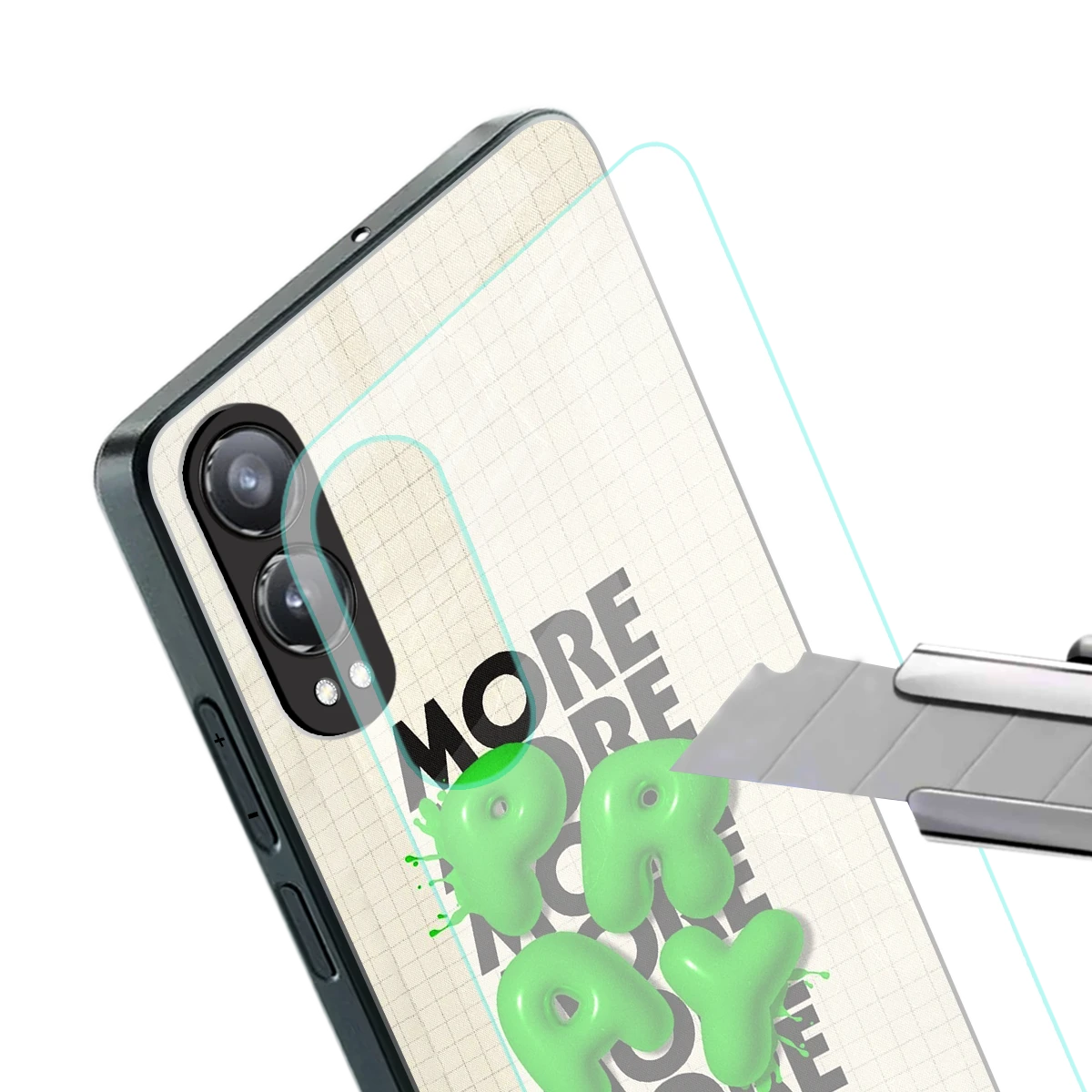 Divine Energy stylish phone case for oneplus nord ce 4 lite | glossy glass and slim fit