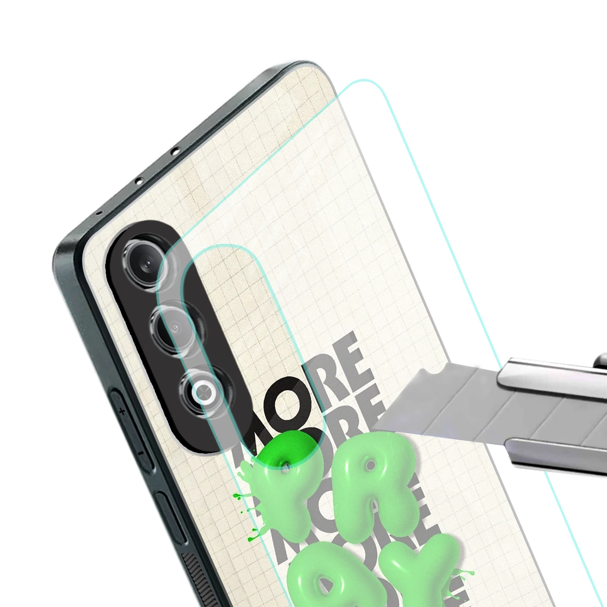 Divine Energy stylish phone case for oneplus nord ce 4 | glossy glass and slim fit