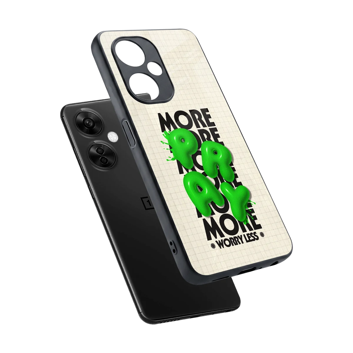 Divine Energy sleek oneplus nord ce 3 lite cover with tempered glass back and TPU edges