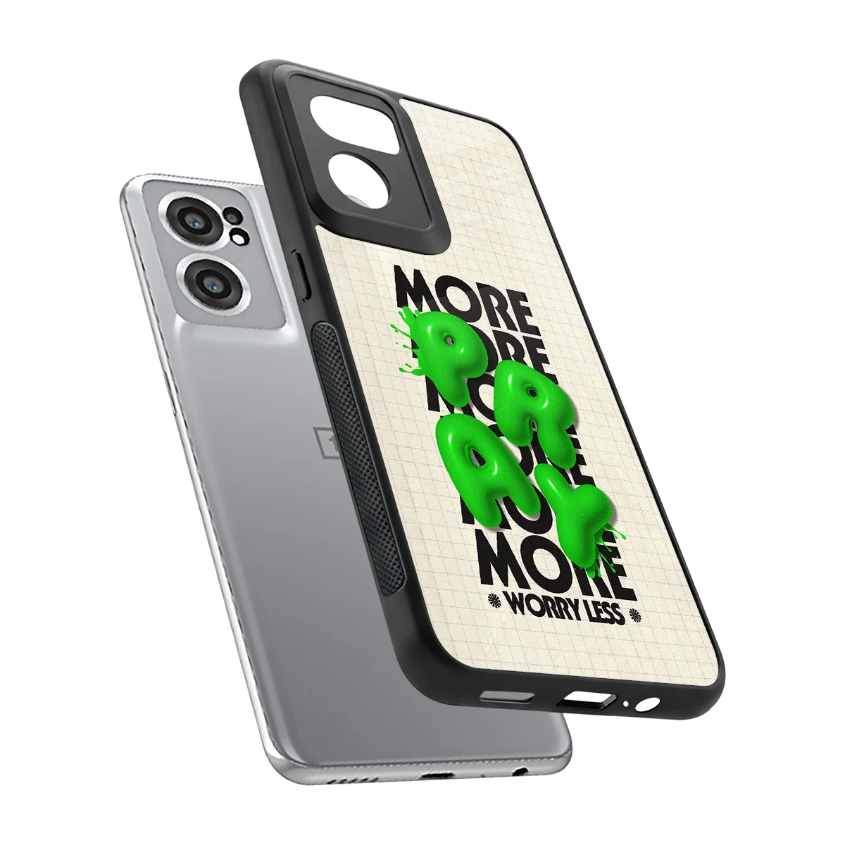 Divine Energy sleek oneplus nord ce 2 cover with tempered glass back and TPU edges
