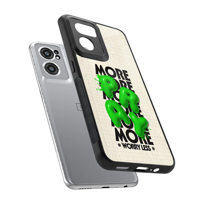 Divine Energy sleek oneplus nord ce 2 cover with tempered glass back and TPU edges