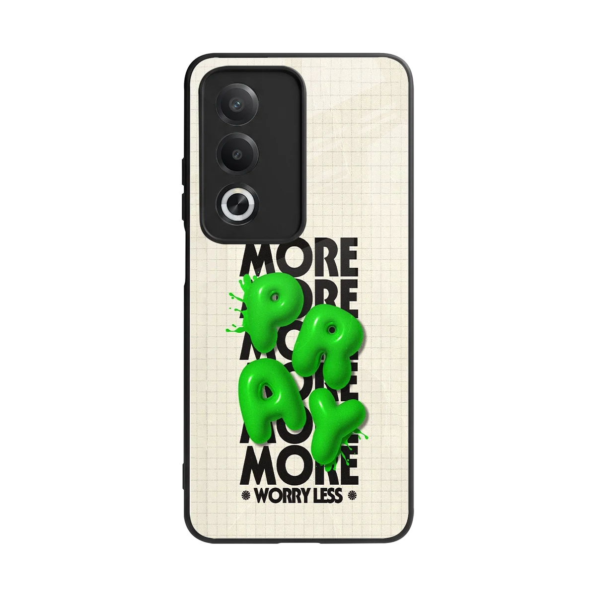 Divine Energy back phone cover | glass case for oppo a3 pro