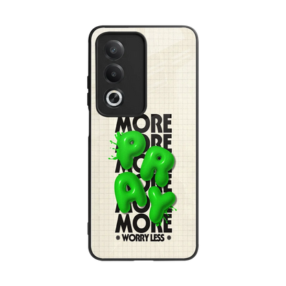 Divine Energy back phone cover | glass case for oppo a3 pro