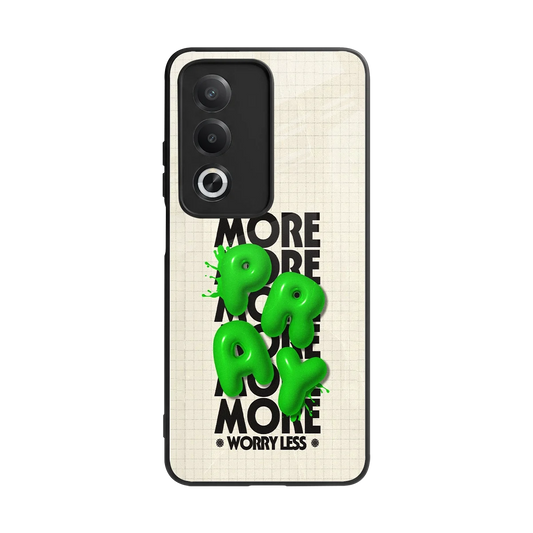Divine Energy back phone cover | glass case for oppo a3 pro