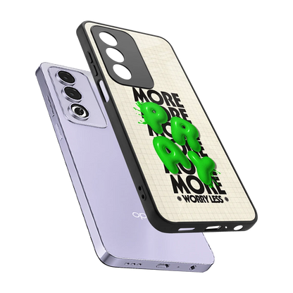 Divine Energy sleek oppo a3 pro cover with tempered glass back and TPU edges