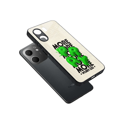 Divine Energy sleek oppo a5x 5g cover with tempered glass back and TPU edges