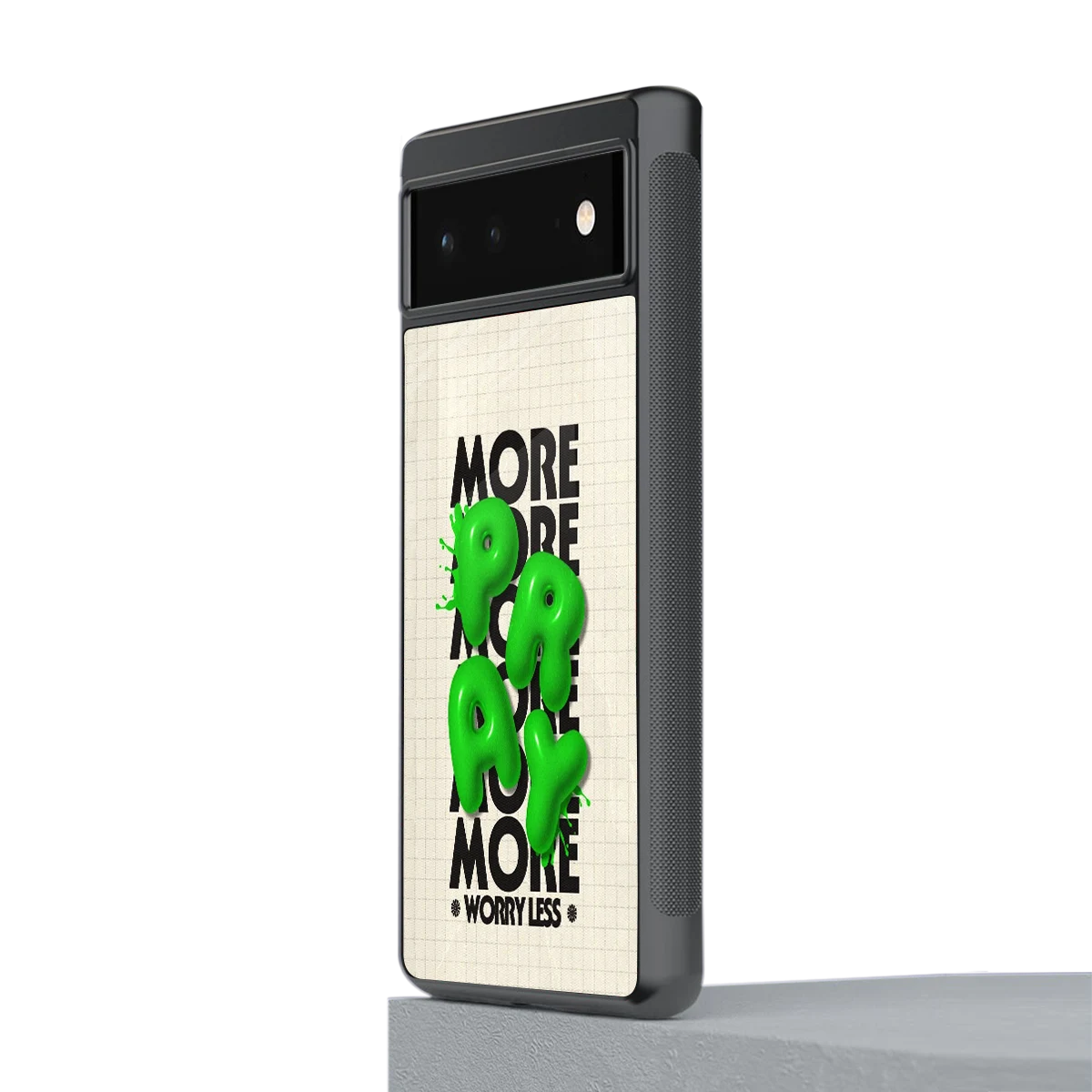 Divine Energy stylish phone case for google pixel 6a | glossy glass and slim fit