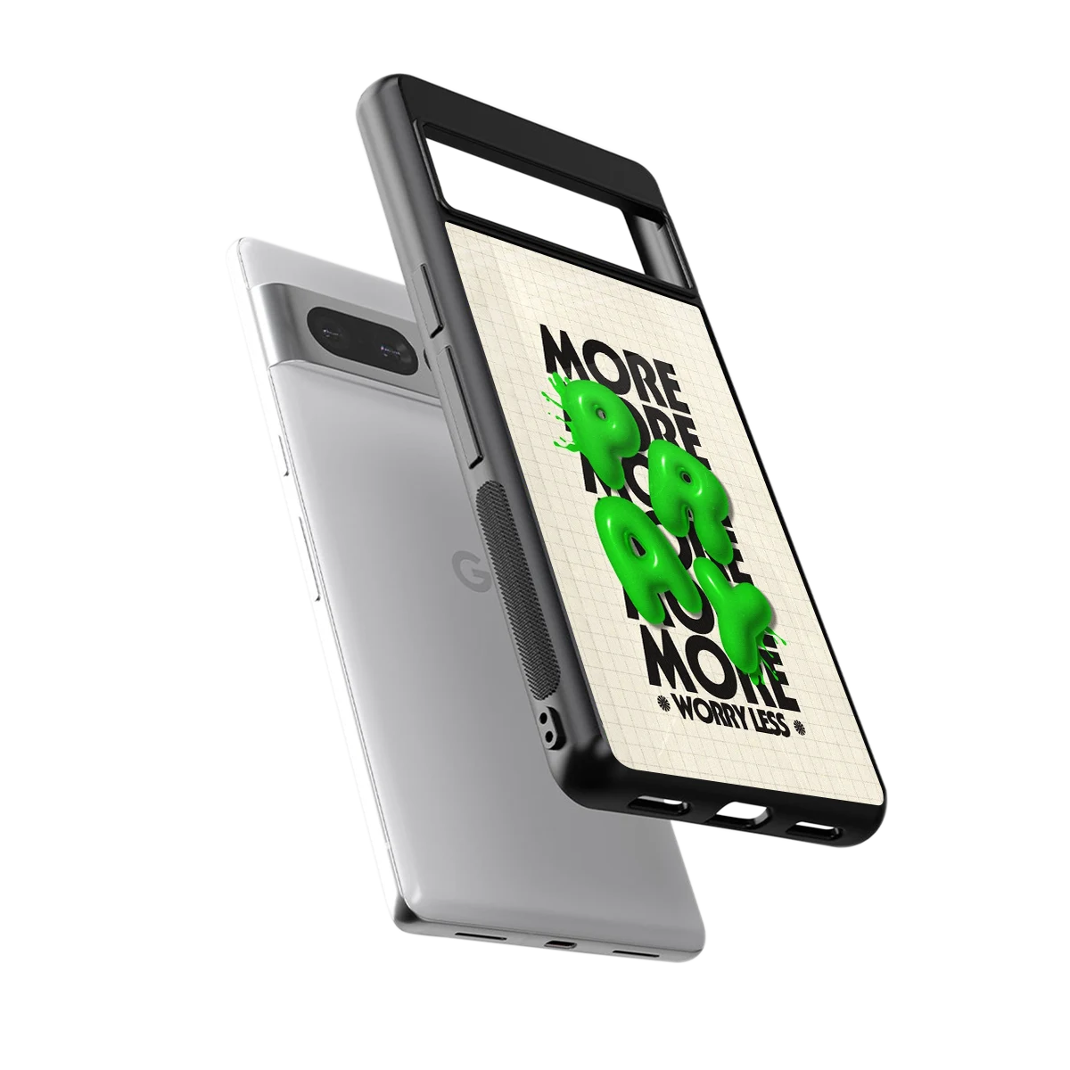 Divine Energy sleek google pixel 7 pro cover with tempered glass back and TPU edges