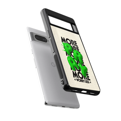 Divine Energy sleek google pixel 7 pro cover with tempered glass back and TPU edges
