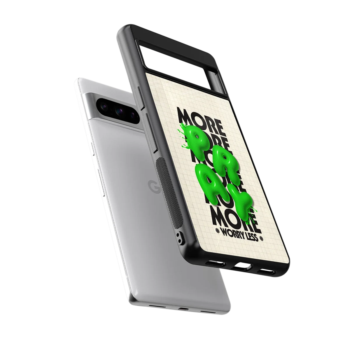 Divine Energy sleek google pixel 8 pro cover with tempered glass back and TPU edges