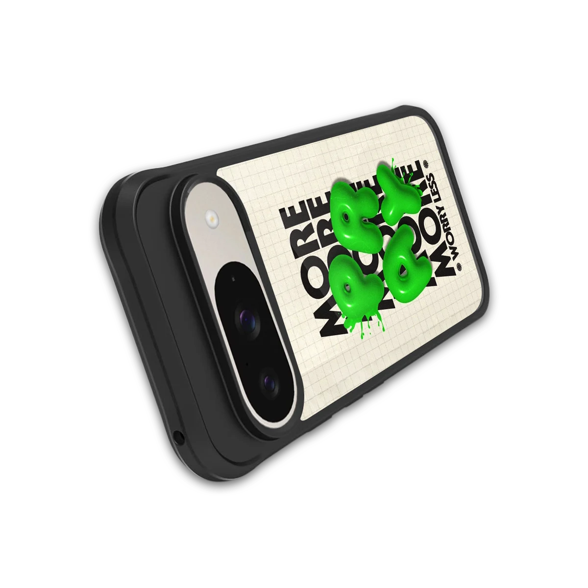 Divine Energy stylish phone case for google pixel 9 | glossy glass and slim fit