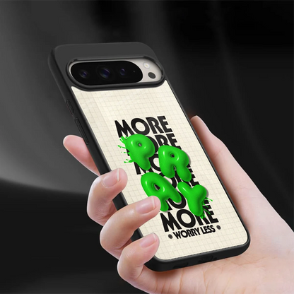 Divine Energy sleek google pixel 9 pro cover with tempered glass back and TPU edges