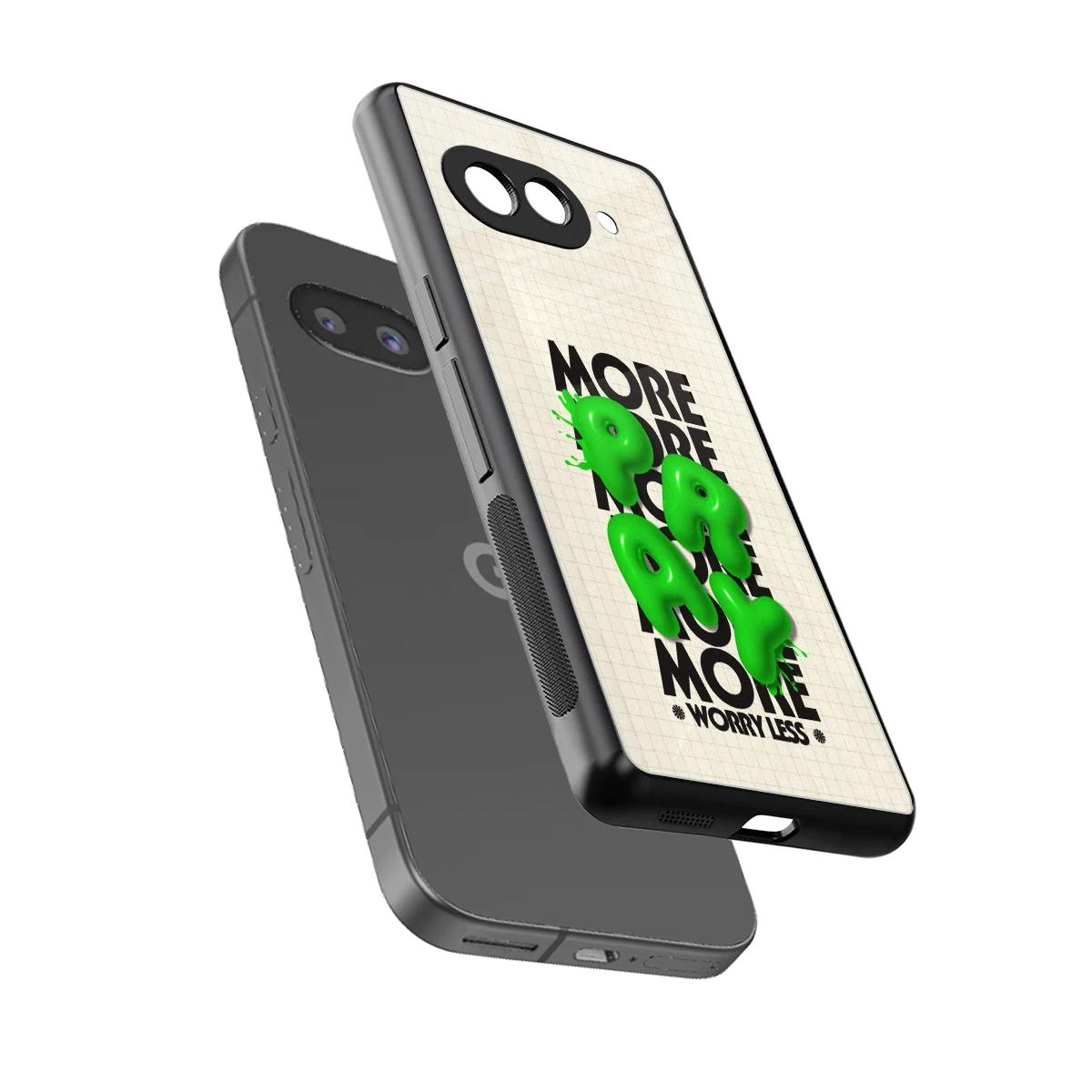 Divine Energy sleek google pixel 10a cover with tempered glass back and TPU edges