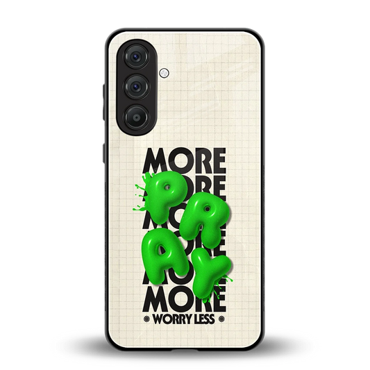 Divine Energy back phone cover | glass case for samsung galaxy m35 5g