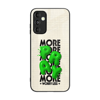 Divine Energy back phone cover | glass case for samsung galaxy m14 5g