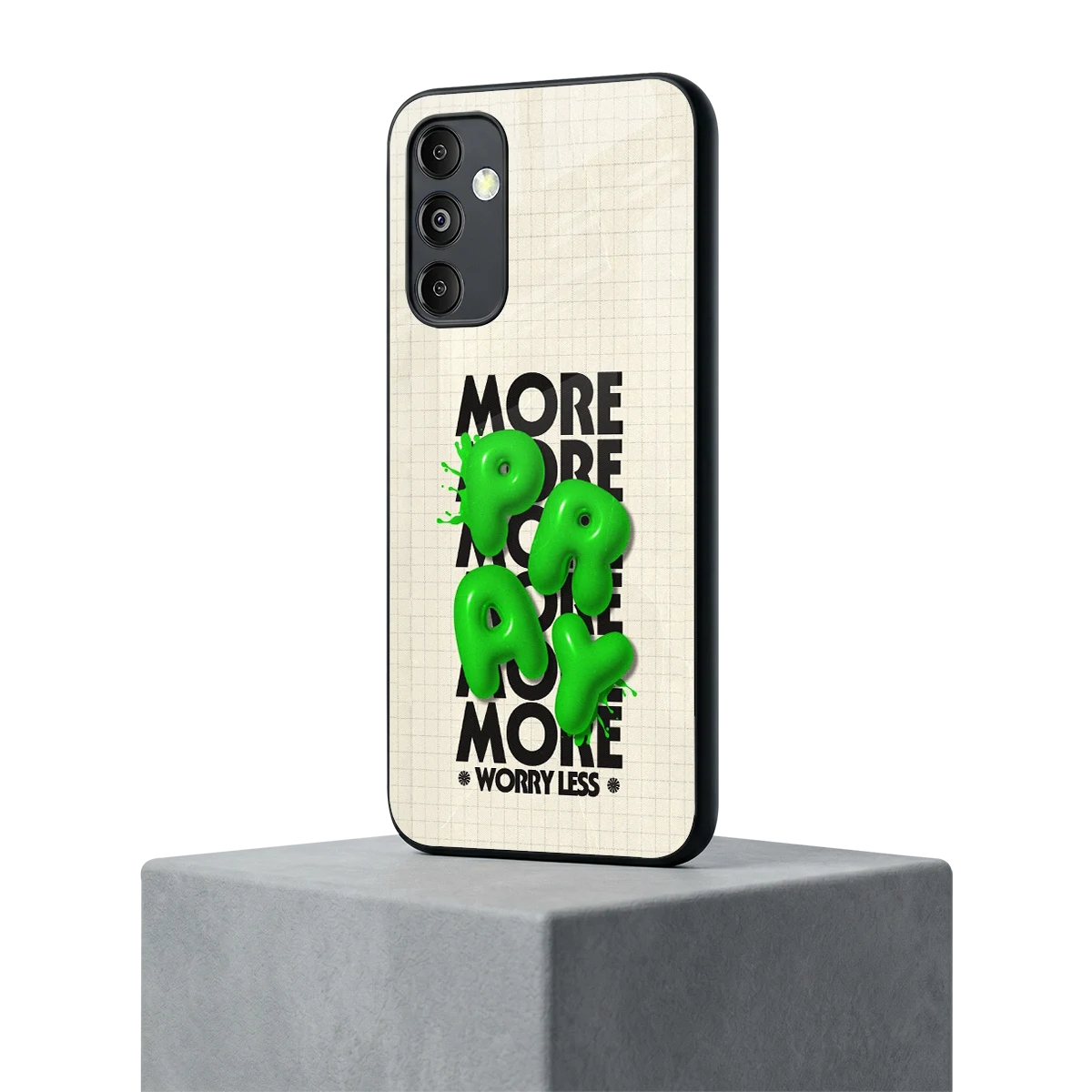 Divine Energy samsung galaxy m14 5g mobile cover | shockproof glass phone case