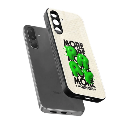 Divine Energy sleek samsung galaxy m36 5g cover with tempered glass back and TPU edges