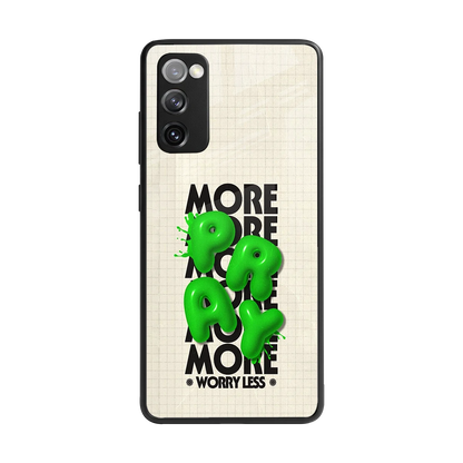 Divine Energy back phone cover | glass case for samsung galaxy s20 fe