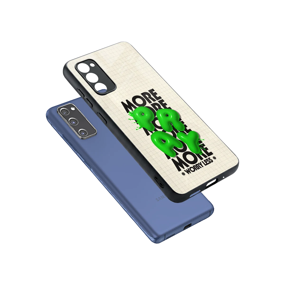 Divine Energy sleek samsung galaxy s20 fe cover with tempered glass back and TPU edges