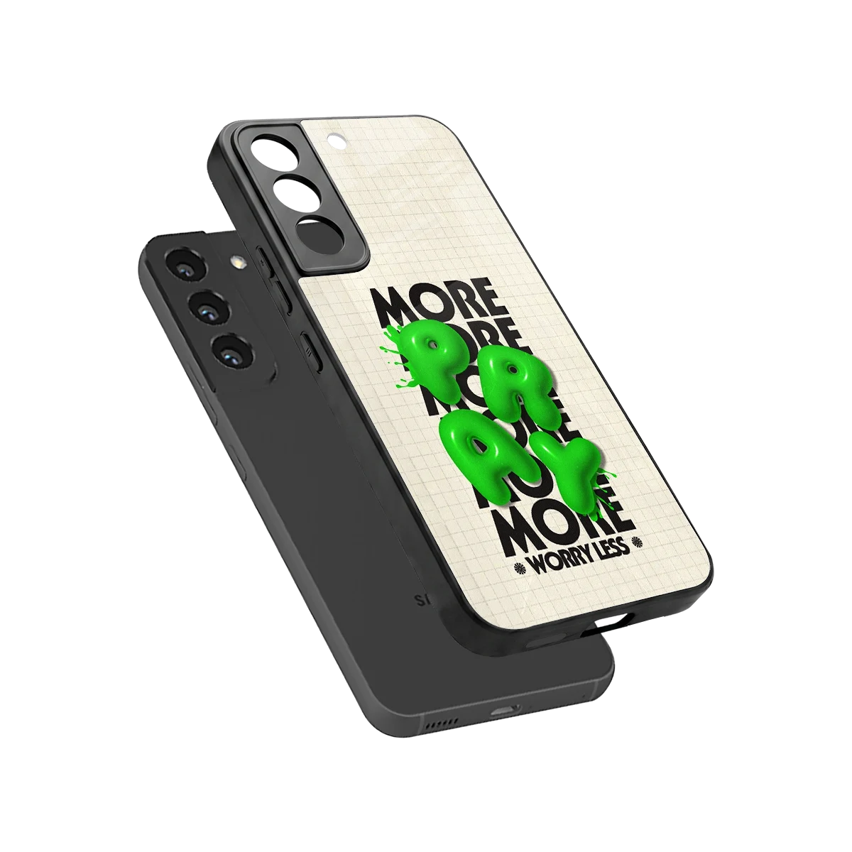 Divine Energy sleek samsung galaxy s22 cover with tempered glass back and TPU edges
