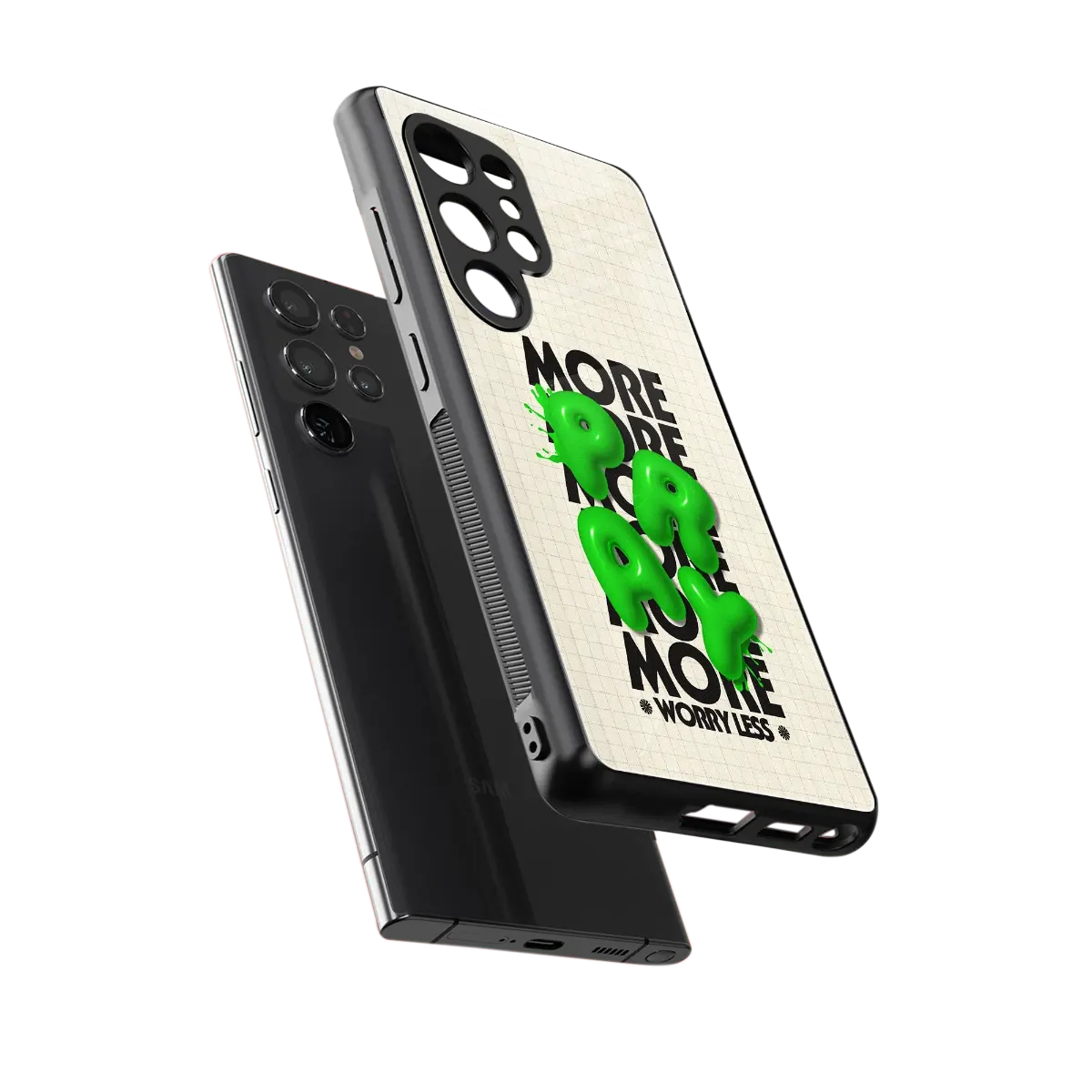 Divine Energy sleek samsung galaxy s25 ultra cover with tempered glass back and TPU edges