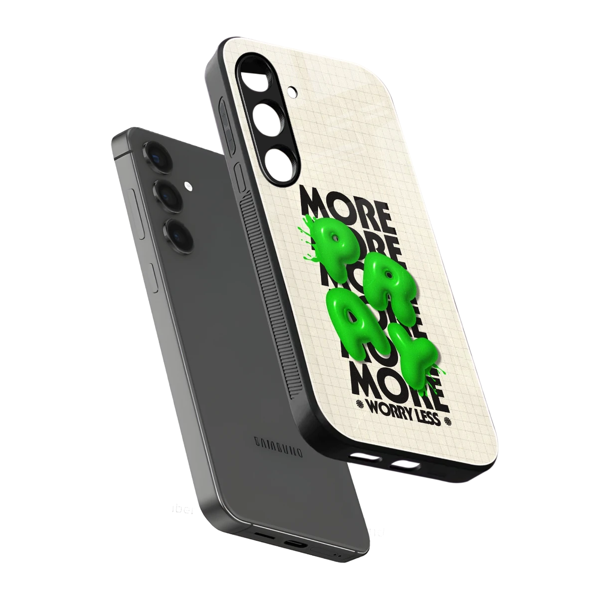 Divine Energy sleek samsung galaxy s23 fe cover with tempered glass back and TPU edges