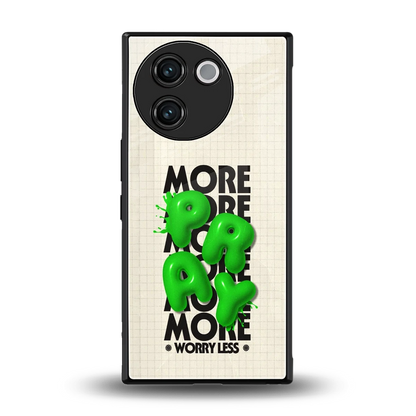 Divine Energy back phone cover | glass case for vivo v30e