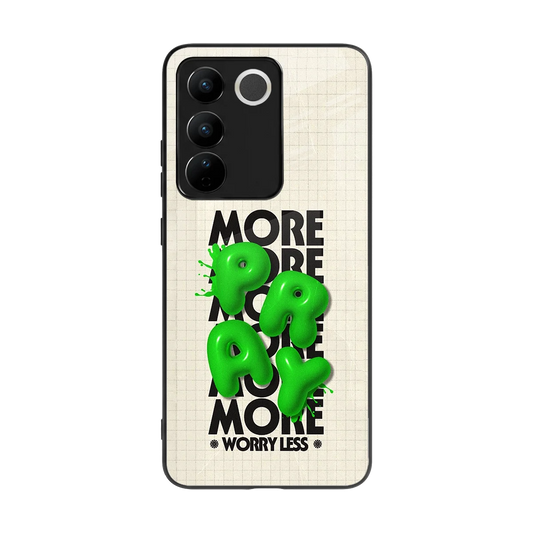 Divine Energy back phone cover | glass case for vivo v27 5g