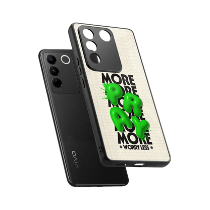 Divine Energy sleek vivo v27 5g cover with tempered glass back and TPU edges