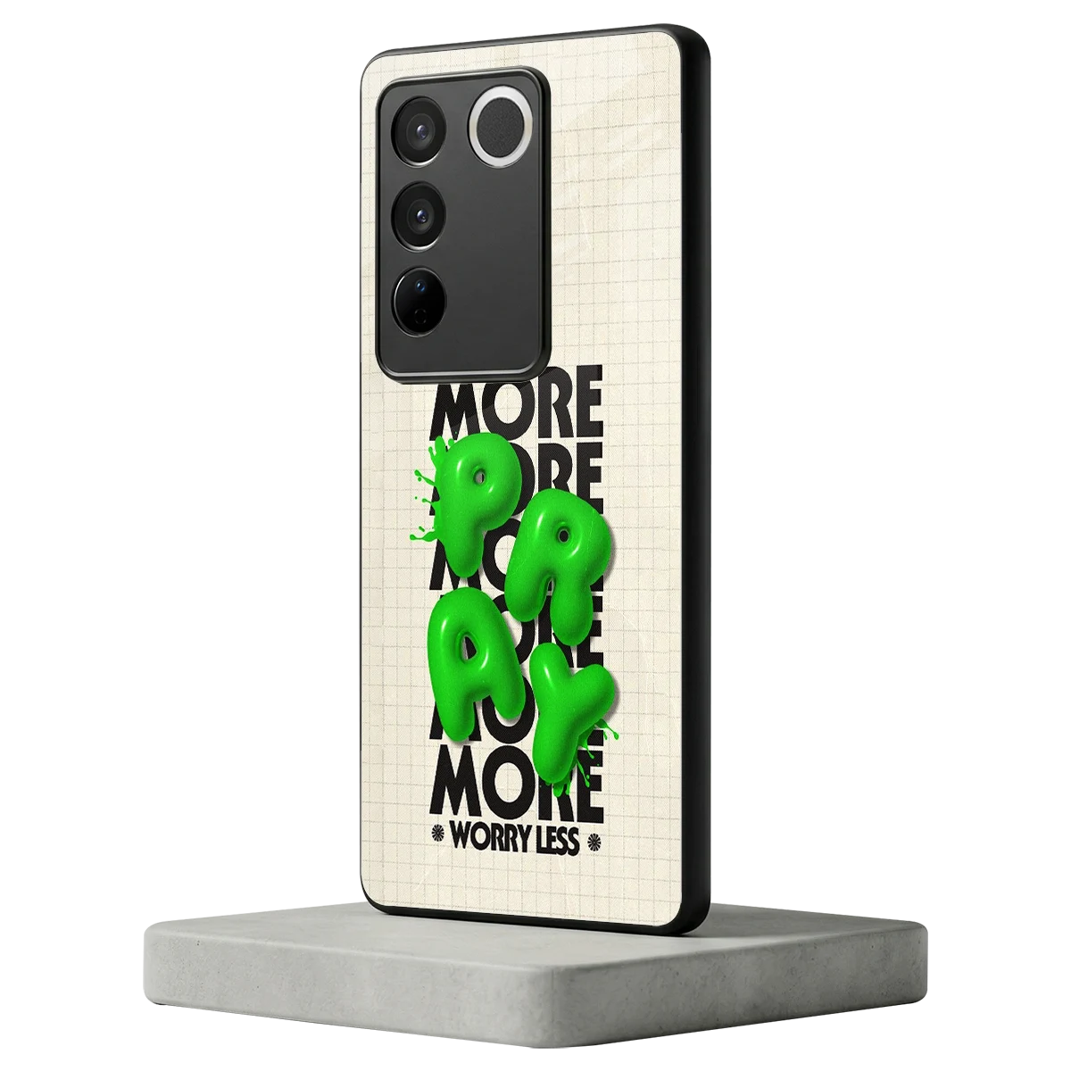 Divine Energy vivo v27 5g mobile cover | shockproof glass phone case