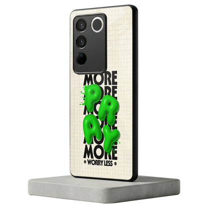 Divine Energy vivo v27 5g mobile cover | shockproof glass phone case