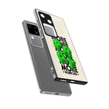 Divine Energy sleek vivo v30 cover with tempered glass back and TPU edges