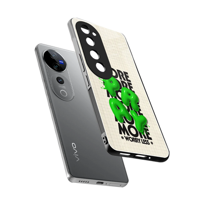 Divine Energy sleek vivo v40 pro cover with tempered glass back and TPU edges