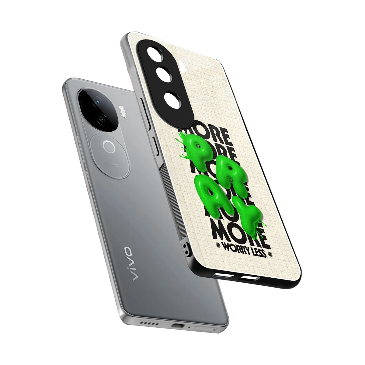 Divine Energy sleek vivo v40e cover with tempered glass back and TPU edges