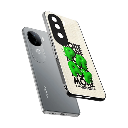 Divine Energy sleek vivo v40e cover with tempered glass back and TPU edges