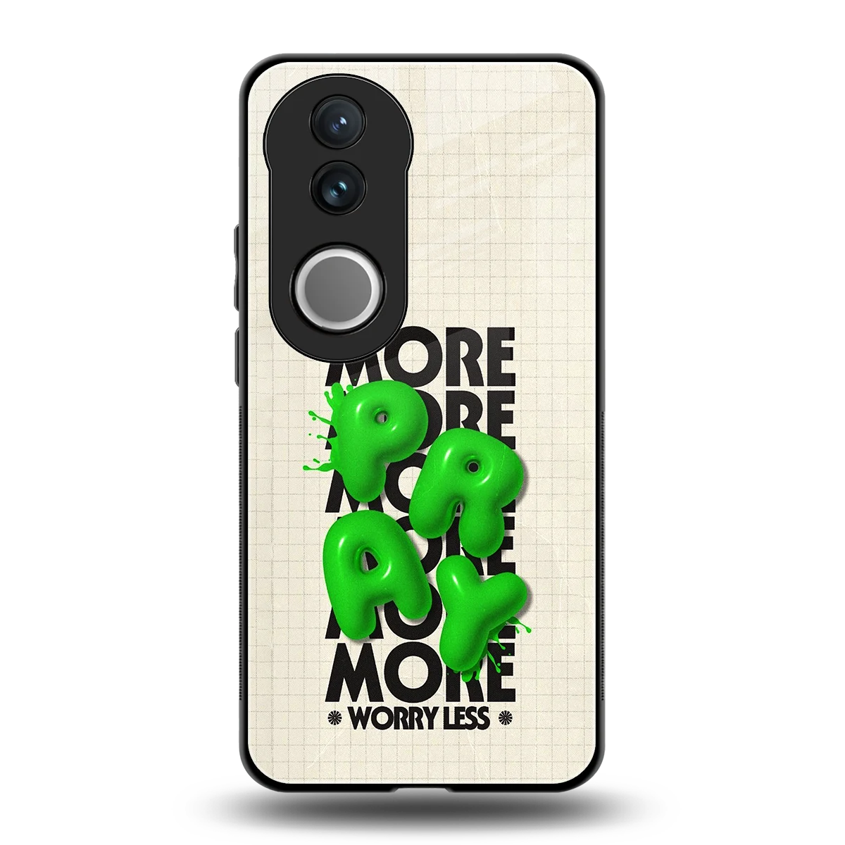 Divine Energy back phone cover | glass case for vivo v50
