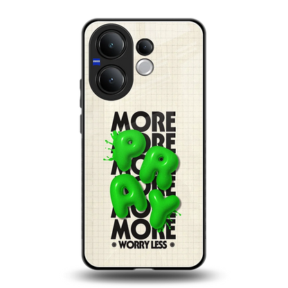 Divine Energy back phone cover | glass case for vivo v60