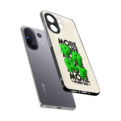 Divine Energy sleek vivo v60 cover with tempered glass back and TPU edges