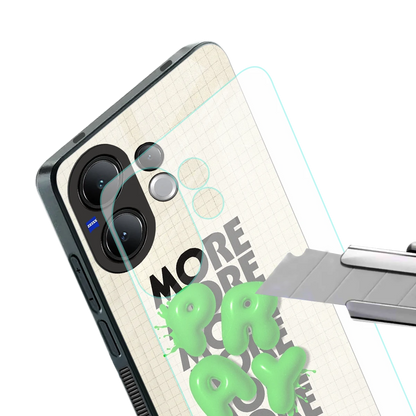 Divine Energy stylish phone case for vivo v60 | glossy glass and slim fit