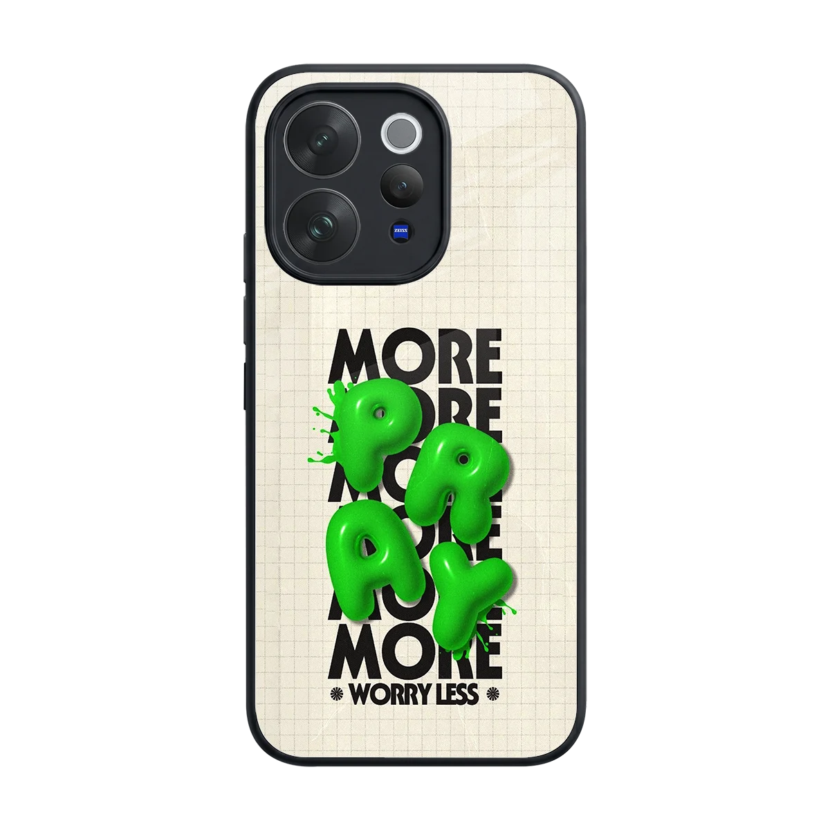 Divine Energy back phone cover | glass case for vivo v70