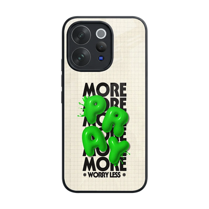 Divine Energy back phone cover | glass case for vivo v70 elite
