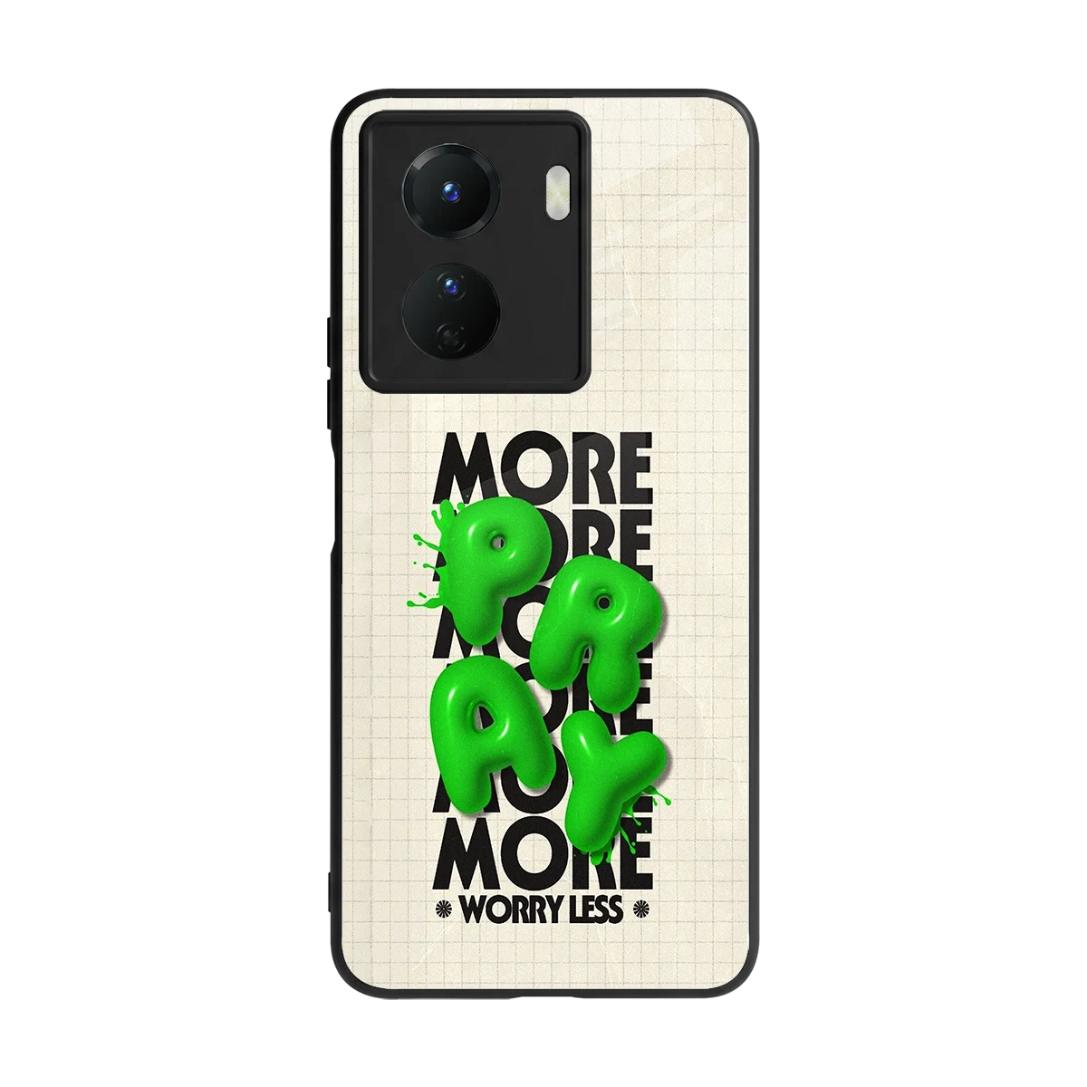 Divine Energy back phone cover | glass case for vivo y16