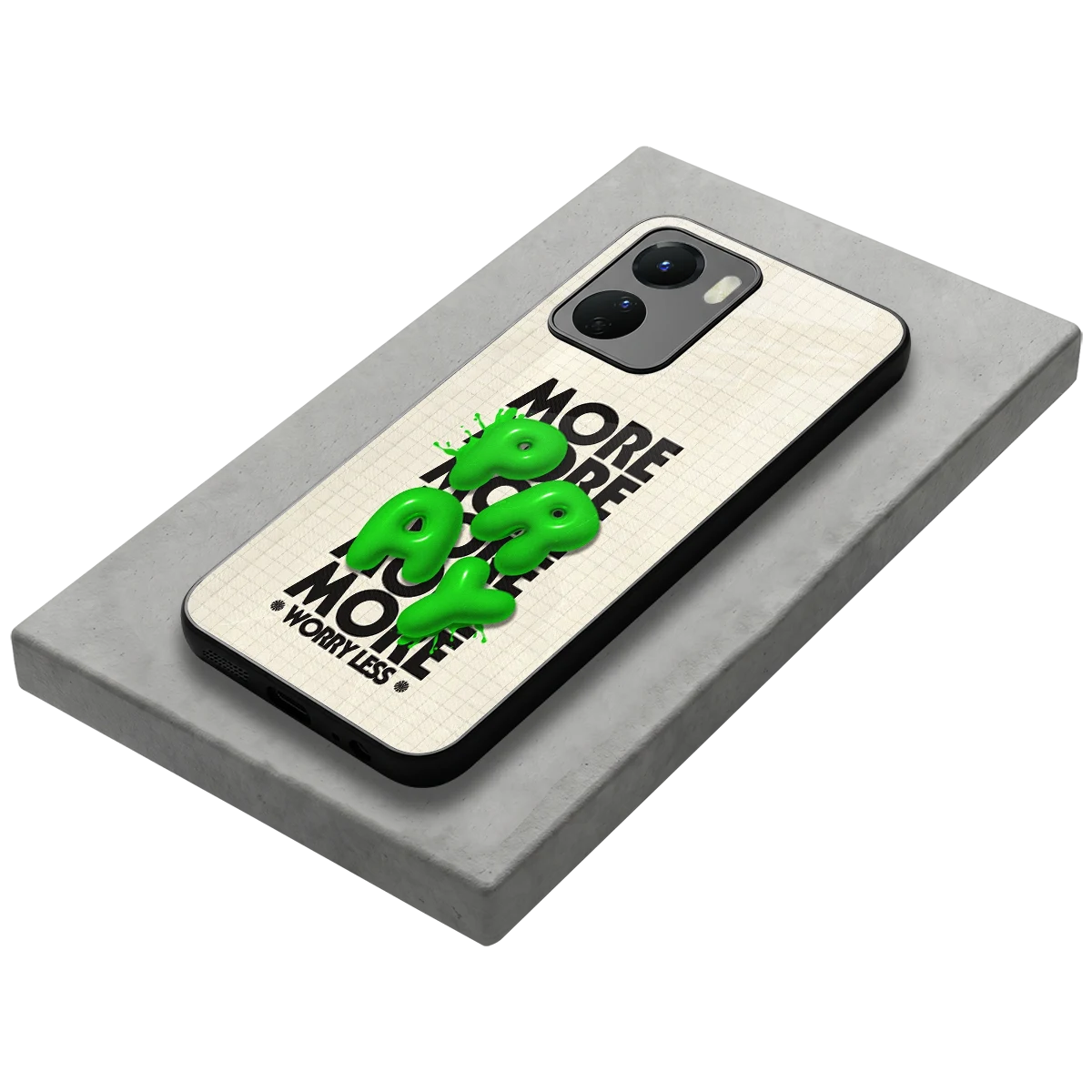 Divine Energy stylish phone case for vivo y16 | glossy glass and slim fit