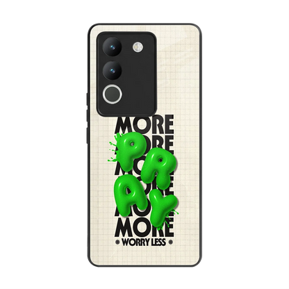 Divine Energy back phone cover | glass case for vivo y200 5g