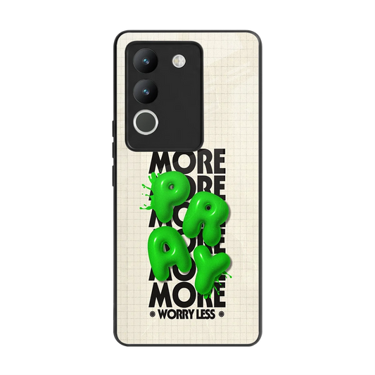 Divine Energy back phone cover | glass case for vivo y200 5g