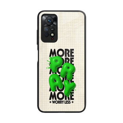 Divine Energy back phone cover | glass case for redmi note 11 pro
