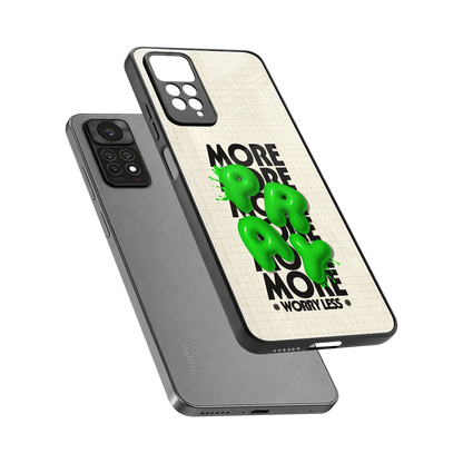 Divine Energy sleek redmi note 11 pro cover with tempered glass back and TPU edges