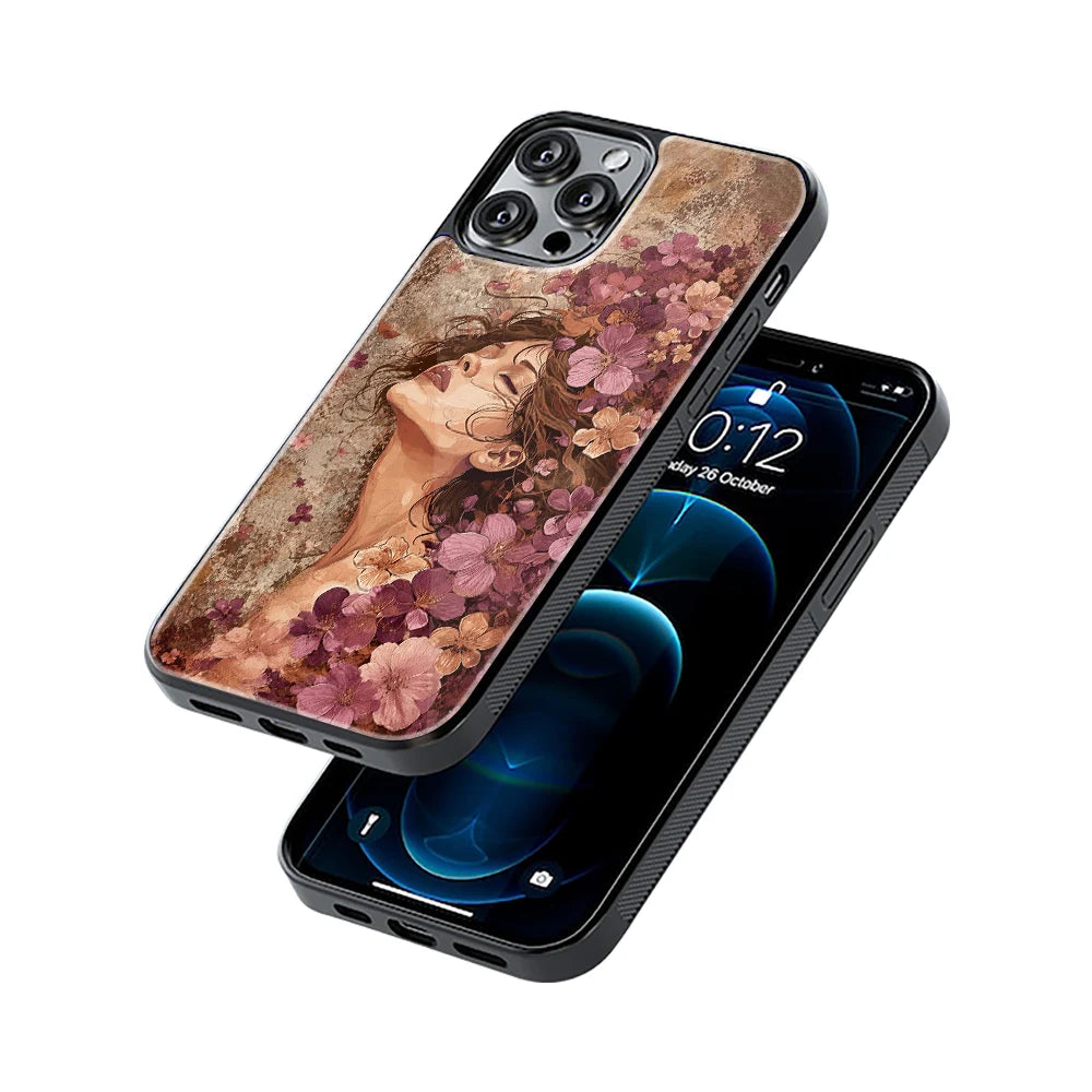 Protective Glass Back Phone Case Compatible with iPhone, Samsung, OnePlus, Pixel & More