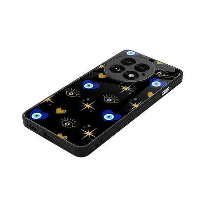 Divine Protection stylish phone case for oneplus 13 | glossy glass and slim fit